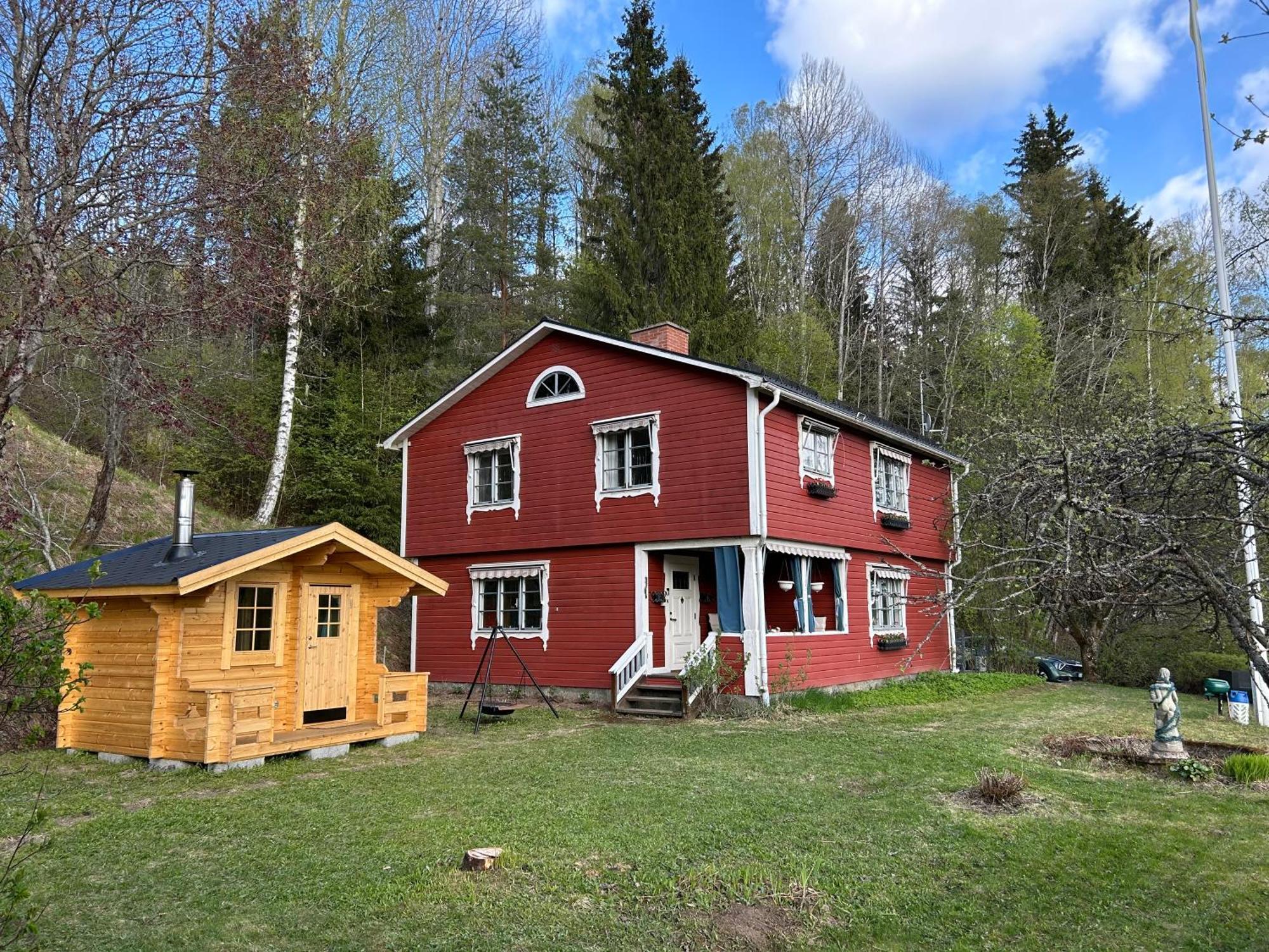 Charmig Villa Med Bastu Och Snabbt Wifi Langav Экстерьер фото